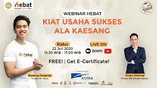 Webinar Hebat x Pertiwi Indonesia Bogor: Kiat Usaha Sukses Ala Kaesang