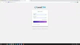 LeadCRM Application Demo