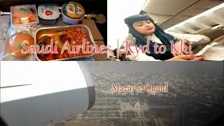 Saudi Airlines SV 708 | Riyadh to Karachi | Mazar e Quaid View
