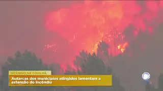 Incêndio na Covilhã