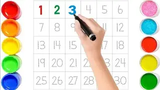 Counting 1 to 30 for Kids | Learn Numbers in Order | Preschool and Nursery Early Math Learning Video