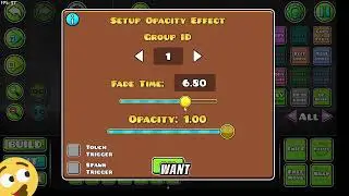 How to use the Alpha Trigger in Geometry Dash 2.2!