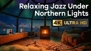 4K Northern Lights - Relaxing Winter Ambience for TV (OLED Safe)