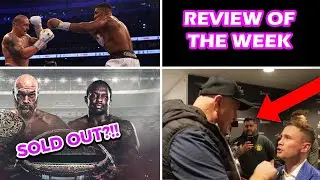 FURY VS WHYTE SOLD OUT AJ TRAINER DILLIAN WHYTE NO SHOWING PRESS CONFERENCE REVIEW OF THE WEEK