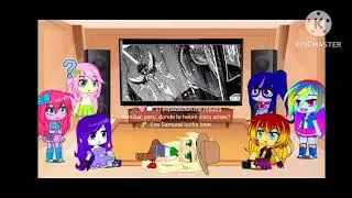 Mane 7 reaccionan al Rap de Poseidon vs Kojiro Sasaki (Leer descripci&oacute;n)