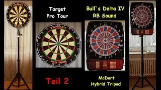 Bulls Delta IV RB Sound & Dartständer Hybrid Tripod (Unboxing & Test) Teil 2