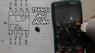 cara cek ic jrc 4558 masih bagus atau sudah rusak