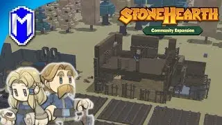 The Inn, Building A New Building For Our Hearthlings - Let's Play Stonehearth ACE Mod Gameplay Ep 7