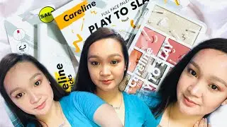 CARELINE PLAY TO SLAY PALETTE SIMPLE PEACHY LOOK