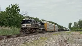 NS 121-14 w/ NS SD70ACe #1172 @ Romulus, MI 6/14/25