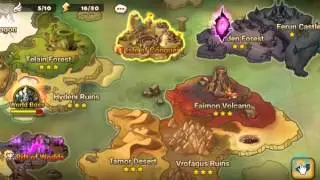 Summoners War - Guild war vs Gods Army + Arena