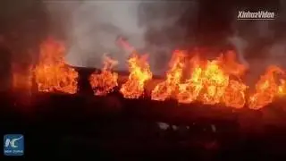 At least 71 killed in Pakistan train fire