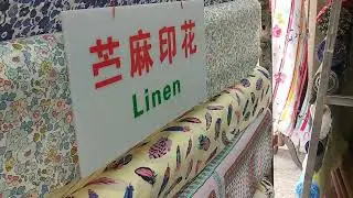 Linen & Cotton Printed Fabrics for Linen Fashion Linen and Cotton Composition Fabrics Supplier China