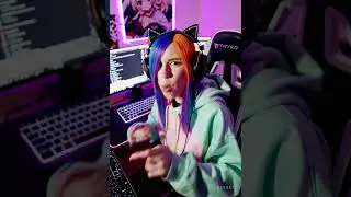 Generic egirl twitch streamer with an annoying voice