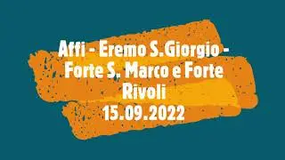 Affi (VR) - Eremo S. Giorgio - Forte San Marco e Forte Rivoli - E-Mtb - 15.09.2022