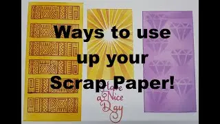 Ways to use up your scrap paper part 1