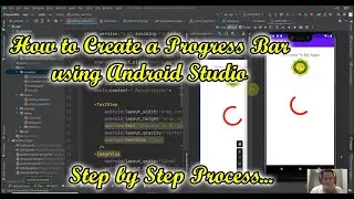 Progress Bar Tutorial using Android Studio | Step by Step #android #androidstudio