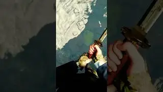 HOW TO JUMP IN THE SINKHOLE PROPERLY💀 #theforest #gaming #gamingvideos #game