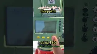 How to make Level for Slope with total station #landsurveyor #shorts