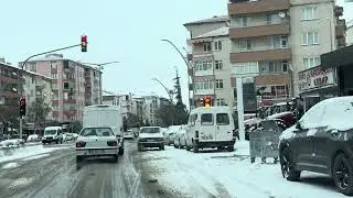 Yerk&ouml;y 1-1-2026 kar kış 