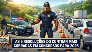 As 5 Resoluções do Contran mais Cobradas em Concursos para 2026