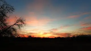 Sunset Time-Lapse on March 18, 2018