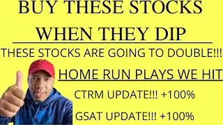 BUY THESE FOR 100% GAINS | CTRM, GSAT STOCK HOME RUNS | BIOL, APXT, OPTT, SENS, TTCF, IDEX STOCK