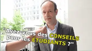 On demande des CONSEILS pour les ÉTUDIANTS (micro-trottoir)