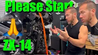 Часть 2: Купил ZX14 — двигатель снова на мотоцикле, и двигатель….🥴