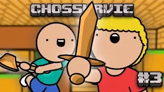 Bloqu&eacute; en SURVIE MINECRAFT avec son POTE #3 (animation)