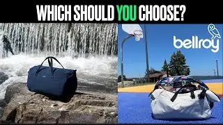 BEFORE YOU BUY! Bellroy VENTURE 55 L vs. LITE Duffel 30 L. Review and Breakdown (PACKED & ON BODY)