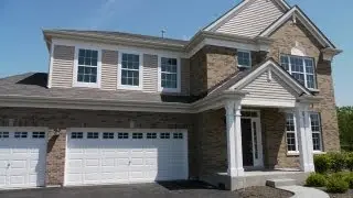 Touring a move-in ready new-construction home at Ambry Estates in Lynwood, IL