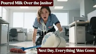 The Supervisor Poured Milk Over the Janitor &mdash; The Next Day, Everything Was Gone | Emotional Stories