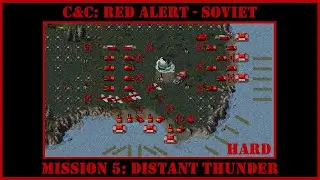 C&C: RED ALERT - Soviet - Mission 5: Distant Thunder - HARD