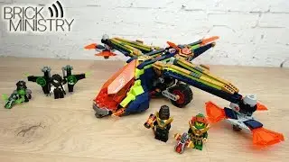 [Обзор] LEGO 72005 Nexo Knights ● Аэро арбалет Аарона