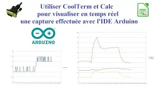 Utiliser CoolTerm et Calc pour visualiser en temps réel une capture effectuée avec l’IDE Arduino