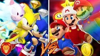 SONIC VS MARIO RAP CANCION 🎤🎶 *MUY EPICO* 😱 | BATALLA DE RAP FREESTYLE SONIC VS MARIO LEON PICARON