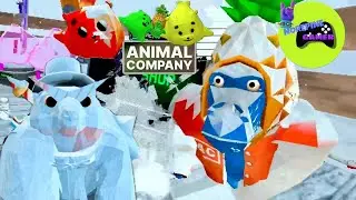 🏂 WE FELL Down the Ski Slope!🏔️ in Animal Animal Company in 4K ⛷️ w/ Eduar, TNT🧨 Rusty & Richie#vr#w