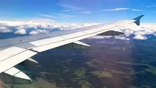 Air Canada A319 landing into Kelowna YLW