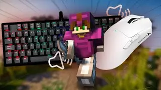 ASMR Keyboard + Mouse Sounds • Hypixel Bedwars Solo - Syvor_