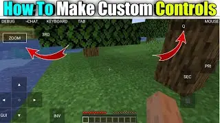How To Use Custom Controls In Pojavlauncher 🔥 Play With Custom Controls And Optifine