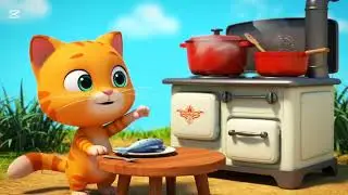 Cat eat fish 🐱#ai #cute #cute #fish#shorts #love #viral