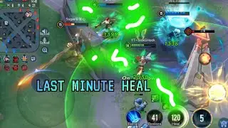 Arena of Valor - Arduin - Last Mintue Heal Save! Massive plays all game! Violet Carry Pew Pew Die
