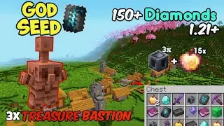 Unlimited🔥[God Seed] For Minecraft Bedrock &PE/4 Blacksmith village at spawn seed with Mace