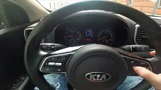 How to Manage Trip Info and Fuel Economy on Speedometer Display in Kia Sportage IV ( 2016 - now )