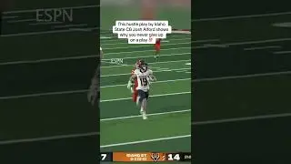 This shows why you NEVER give up on a play 💯 #shorts