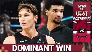 Miami Heat DOMINATE Bulls as Bam Adebayo & Pella Larson SHINE &ndash; Can They AVOID Play-In Meeting?