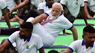 Bend it like Modi: Indian PM marks Yoga Day