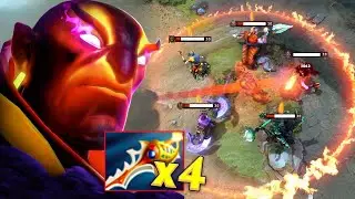 OMG 46Kills Ember Spirit One Shot x4 Divine Rapiers + Daedalus Builds Dota 2
