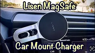 Lisen Magsafe Car Mount Charger #AD #earnedcommission 